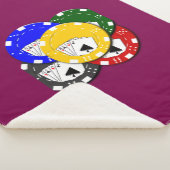 Poker Chip Sherpa Deken (3/4)