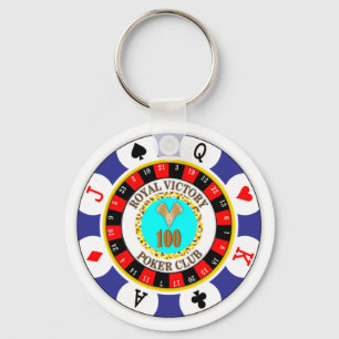Poker Chip Sleutelhanger