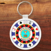 Poker Chip Sleutelhanger (Voorkant)
