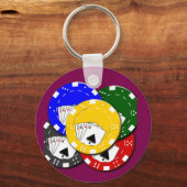 Poker Chip Sleutelhanger (Voorkant)