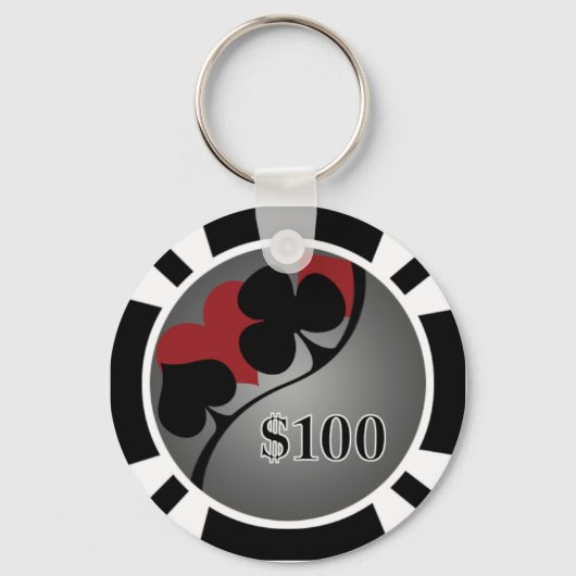 Poker Chip Sleutelhanger (Voorkant)