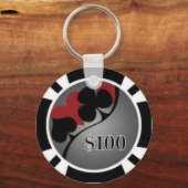 Poker Chip Sleutelhanger (Voorkant)