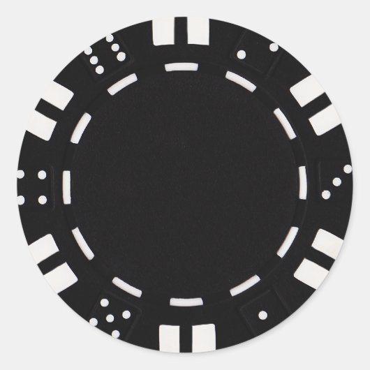 poker chip sticker (Voorkant)