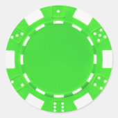 poker chip sticker (Voorkant)