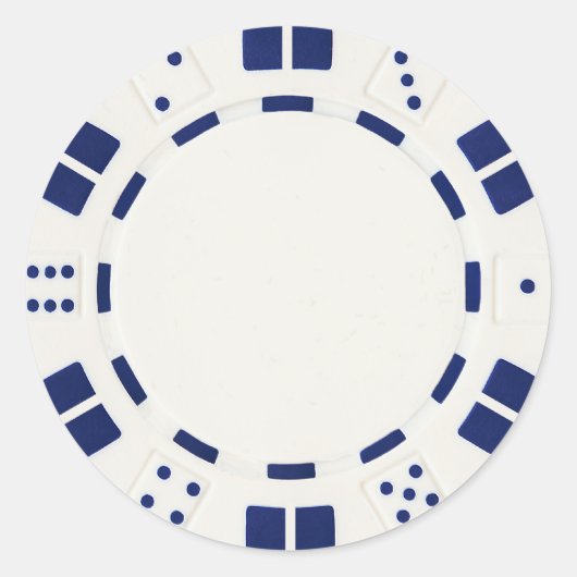 poker chip sticker (Voorkant)