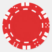 poker chip sticker (Voorkant)