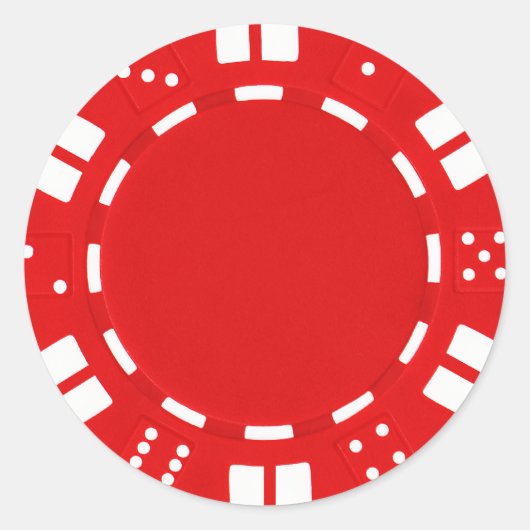 poker chip sticker (Voorkant)