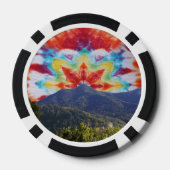 Poker Chip Tie Dye Mt Tamalpais Sky Design (Achterkant)