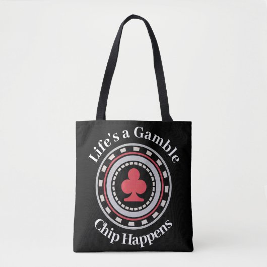 Poker Chip Tote Bag (Voorkant)