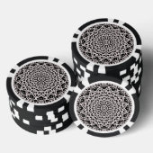 Poker Chip Tribal Mandala G385 (Opstapeling)