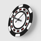 Poker Chip Wall klok (Hoek)