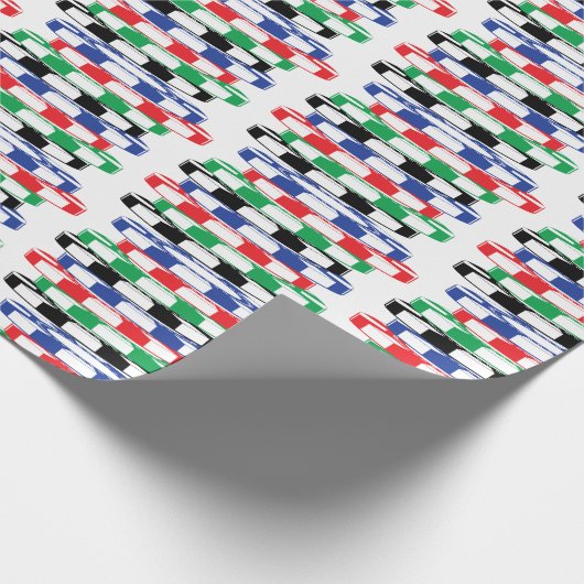 Poker chips cadeaupapier (Hoek)