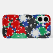Poker chips Case-Mate iPhone case (Achterkant (horizontaal))