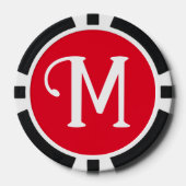 Poker Chips - Custom Uw initiaal toevoegen (Voorkant)