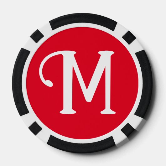 Poker Chips - Custom Uw initiaal toevoegen (Achterkant)