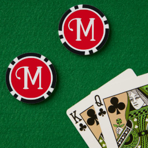 Poker Chips - Custom Uw initiaal toevoegen