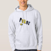 Poker Chips Dimensional Logo, Mannen Ash Hoodie (Voorkant)