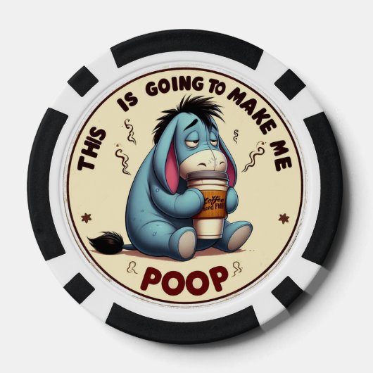 Poker Chips - "Dit gaat me poepen maken" (Achterkant)