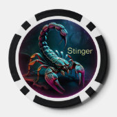 Poker Chips door James Michael Miller 5/14/2024 (Achterkant)