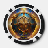 Poker Chips door James Michael Miller 5/14/2024 (Achterkant)