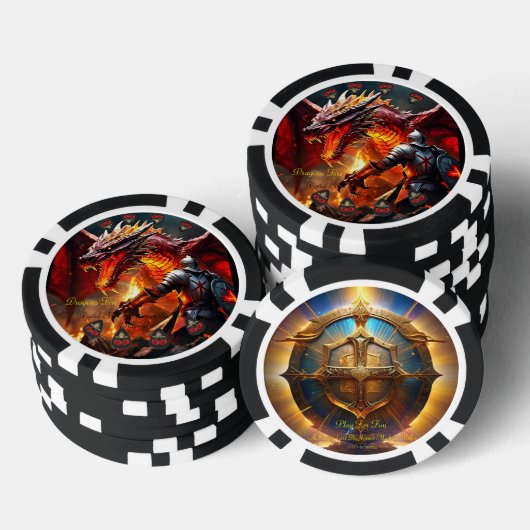 Poker Chips door James Michael Miller 5/14/2024 (Opstapeling)