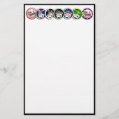 Poker Chips Galore Briefpapier (Voorkant)