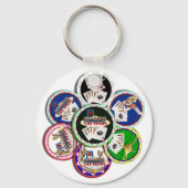 Poker Chips Galore Sleutelhanger (Voorkant)