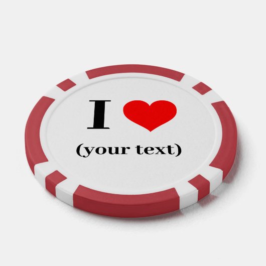 Poker Chips - gepersonaliseerd - Afbeelding / teks (Enkel)