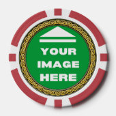 Poker Chips - gepersonaliseerd - Afbeelding / teks (Voorkant)