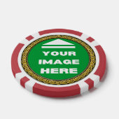 Poker Chips - gepersonaliseerd - Afbeelding / teks (Enkel)