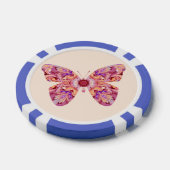 Poker Chips Kaleidoscoop Vlinder (Enkel)