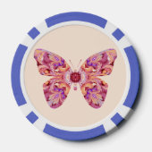 Poker Chips Kaleidoscoop Vlinder (Achterkant)