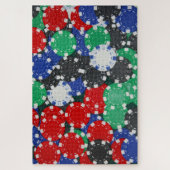 Poker chips legpuzzel (Verticaal)