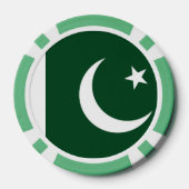 Poker chips met de vlag van Pakistan (Achterkant)