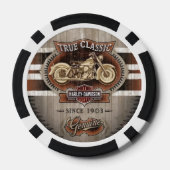 Poker Chips met True Classic Motorcycles Embleem (Achterkant)
