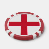 Poker chips met vlag van Engeland, Verenigd Konink (Enkel)