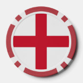Poker chips met vlag van Engeland, Verenigd Konink (Achterkant)