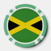 Poker chips met vlag van Jamaica (Achterkant)