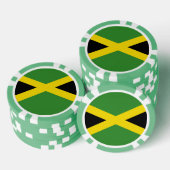 Poker chips met vlag van Jamaica (Opstapeling)