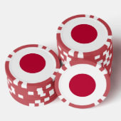 Poker chips met vlag van Japan (Opstapeling)