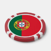 Poker chips met vlag van Portugal (Enkel)