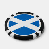 Poker chips met vlag van Schotland, Verenigd Konin (Enkel)