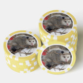 Poker Chips Opossum Natuur (Opstapeling)