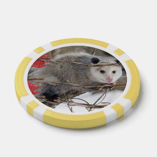 Poker Chips Opossum Natuur (Enkel)
