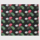 Poker Chips Pattern Cadeaupapier (Vlak)