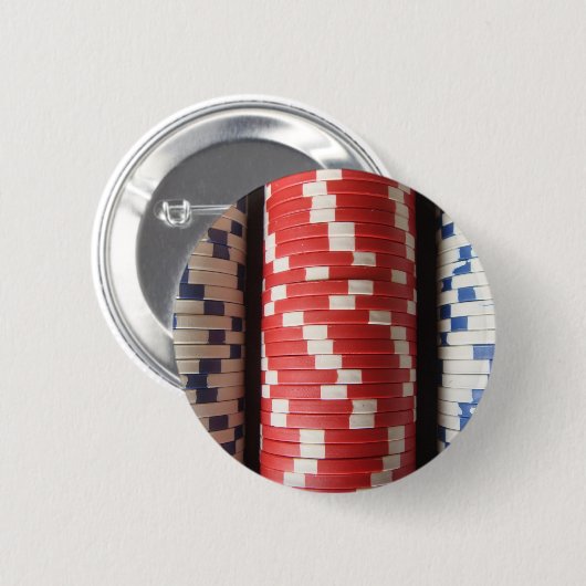 Poker chips ronde button 5,7 cm (Voorkant /achterkant)