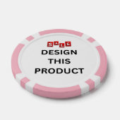 ! Poker Chips - Roze - Aangepast (Enkel)