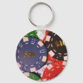 Poker Chips Sleutelhanger (Voorkant)