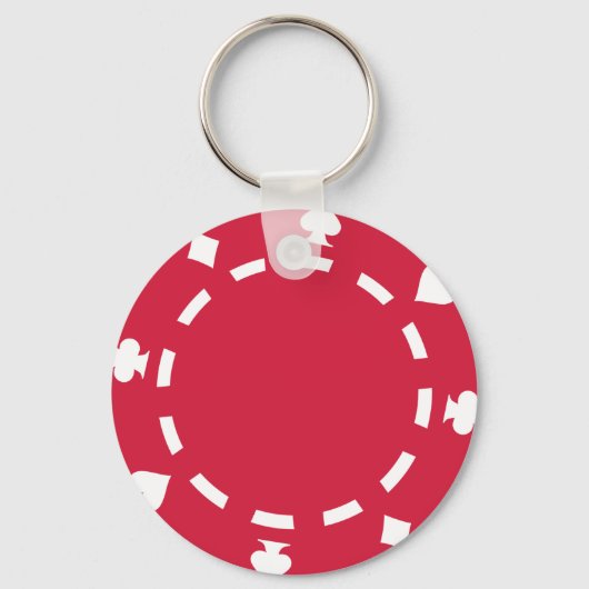 Poker chips sleutelhanger (Voorkant)