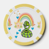 Poker Chips Snake Rainbow (Achterkant)